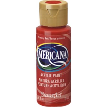 Primary Red Americana Acrylic 2Oz.