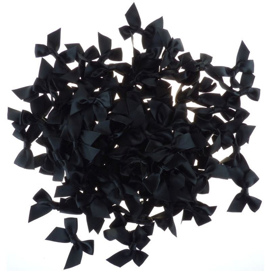 Black - 15mm Bow x 100