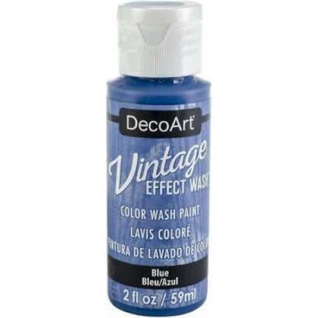 Blue Vintage Effects Wash