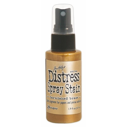 Distress Spray Stain Tarnished Brass