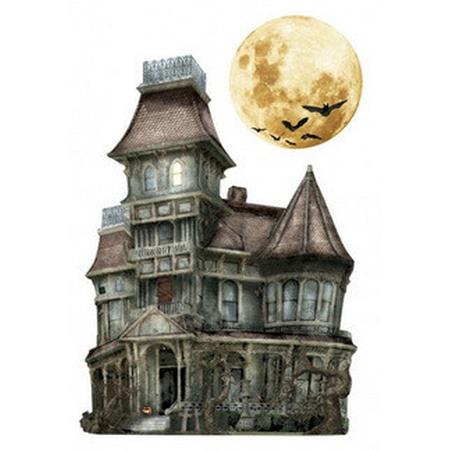 Haunted House - Sticker - 3d