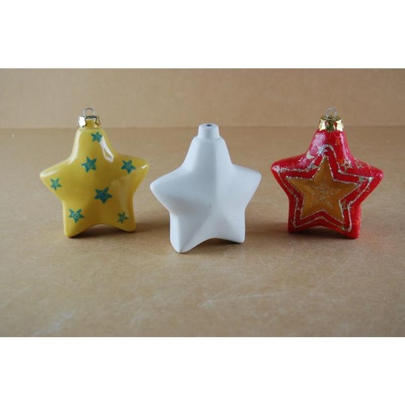 Xmas Tree Bauble - Large Star Box Quantity 12