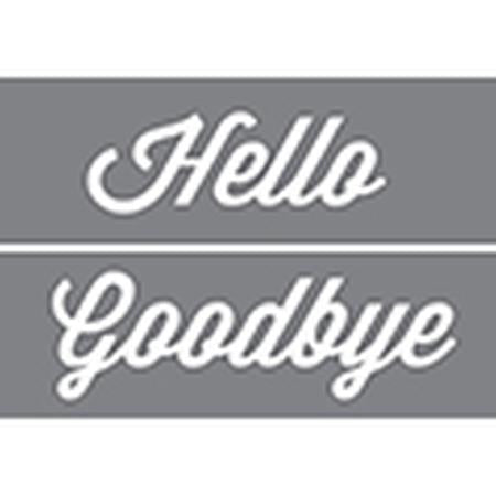 Hello Script 6"x18" 2 pack stencils