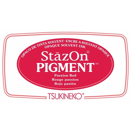 Stazon Pigment Pad Passion Red