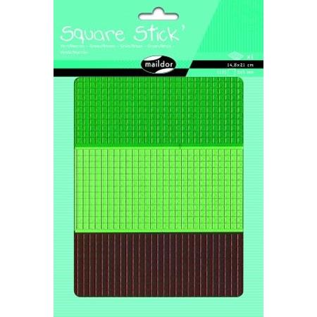 Square Stick Green/Brown 5mm