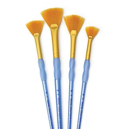 4 PC GOLD TAKLON FAN SET 3 pack