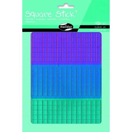 Square Stick Purple/Blue 1cm