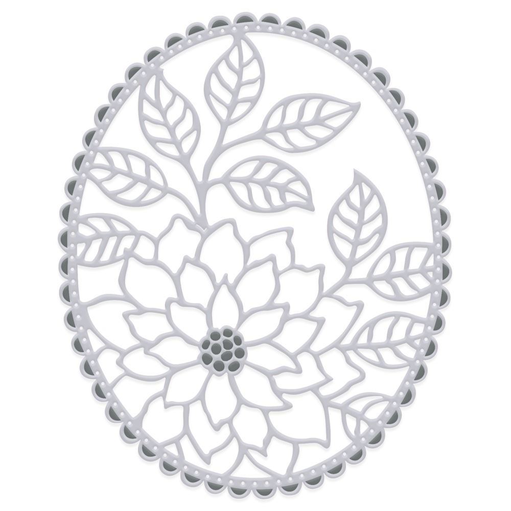 SD Large Flower Oval Sweet Dixie Cutting Die