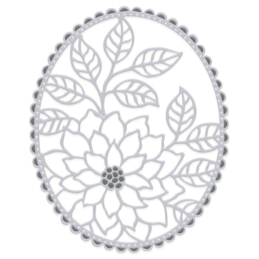 SD Large Flower Oval Sweet Dixie Cutting Die