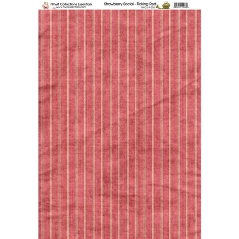 SS Ticking Red Paper A4Sold in Pack of 10 Sheets – Go Craft