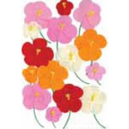 Pink Red Orange Poppy Sticker