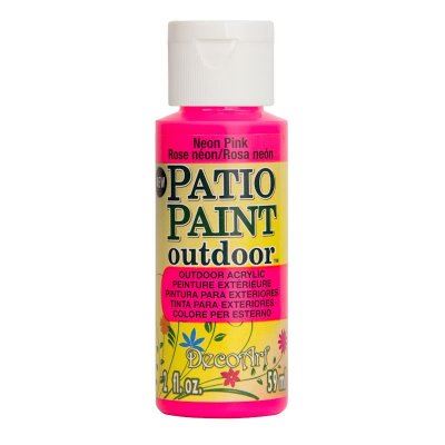 Neon Pink Patio Paint