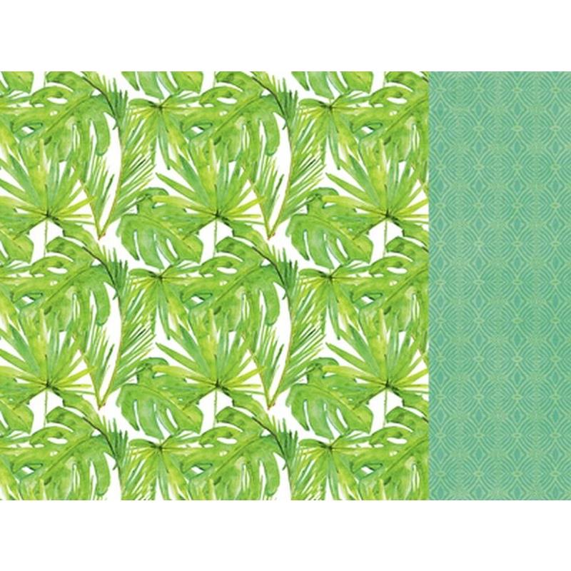 12x12 Scrapbook Paper - Palm Sold in Packs of 10 Sheets