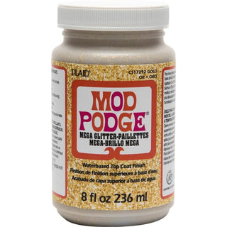 Mod Podge – Mega Glitter – Gold – 8 oz
