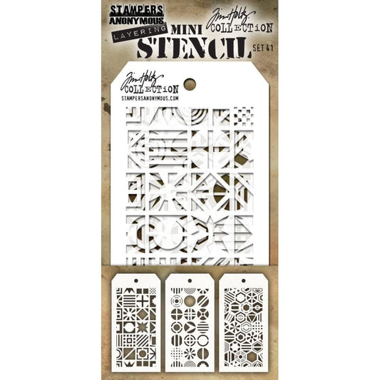 Mini Stencil Set 41 (3 Ea.)Stencils