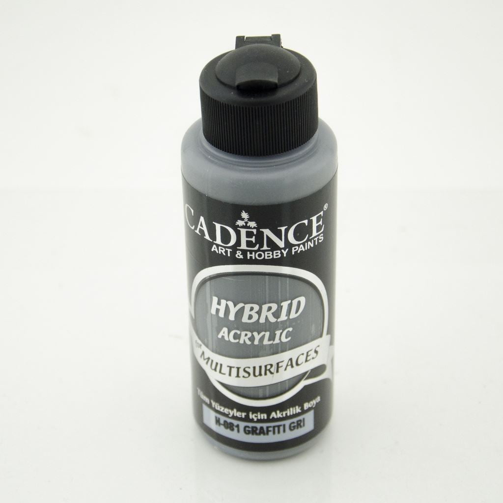 Graffiti Gray 120 ml Hybrid Acrylic Paint For Multisurfaces