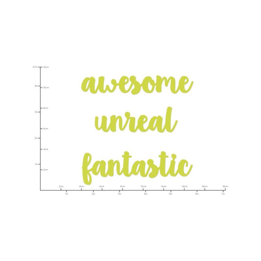 Decorative Die Awesome