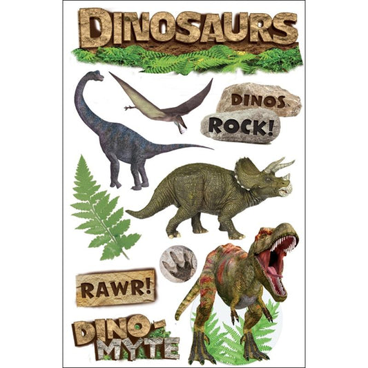 Dinosaurs - Sticker - 3d