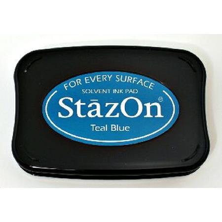 Teal Blue StazOn On Pad