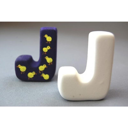 3D Letter J 4.5cm Inner Wrap Quantity 6