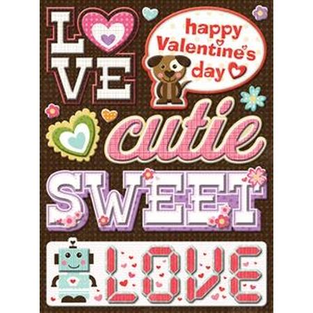 Ka-zoo Words Adhesive Chipboard