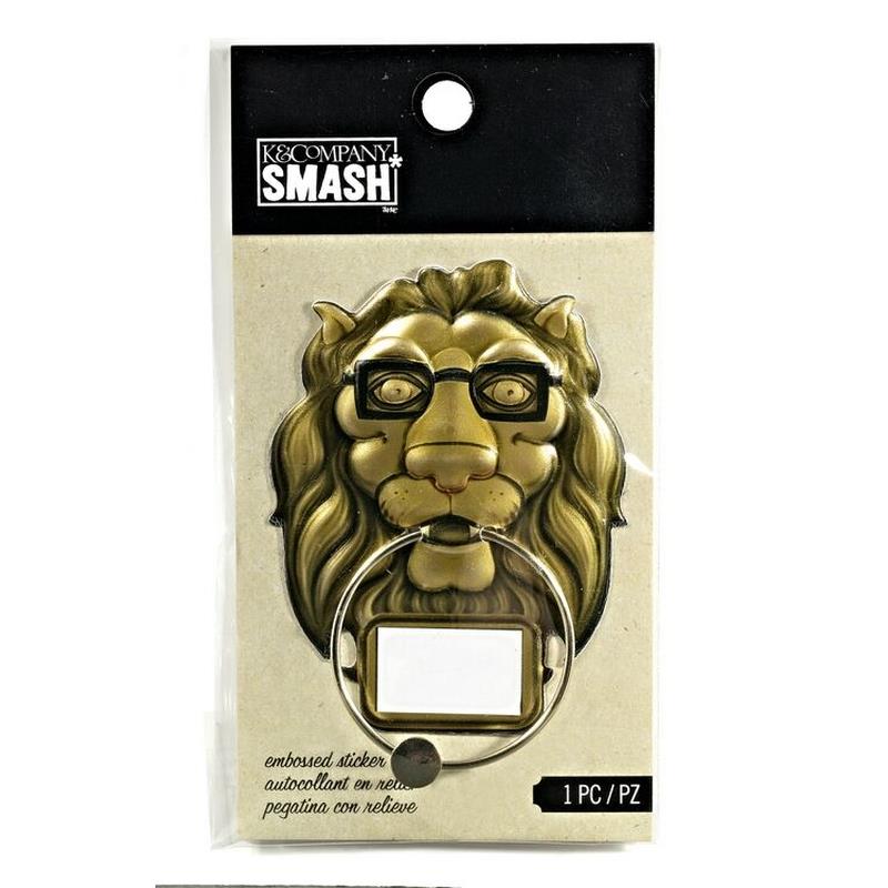 Smash Embossed Sticker