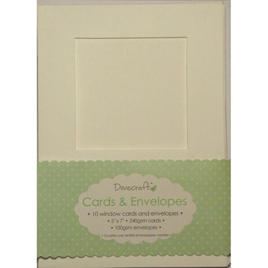 Square Window Card 5x7Card & Envelope  Pack