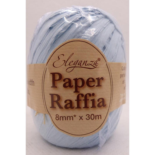 Paper Raffia No.25 Light Blue - 8mm x 30m