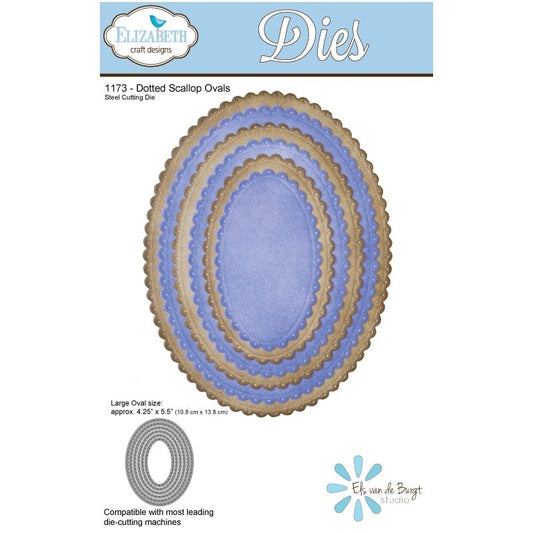 Dotted Scallop Ovals