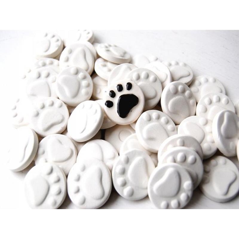 Paw Print Embellishment Box Quantity 48