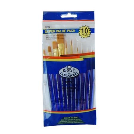 Gold Taklon Ultra Short Brush Set