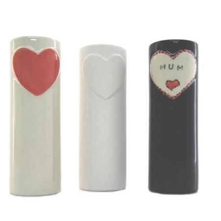 Tubular Heart Vase Box Quantity 8