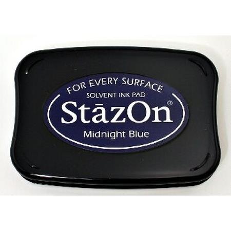 Midnight Blue StazOn On Pad