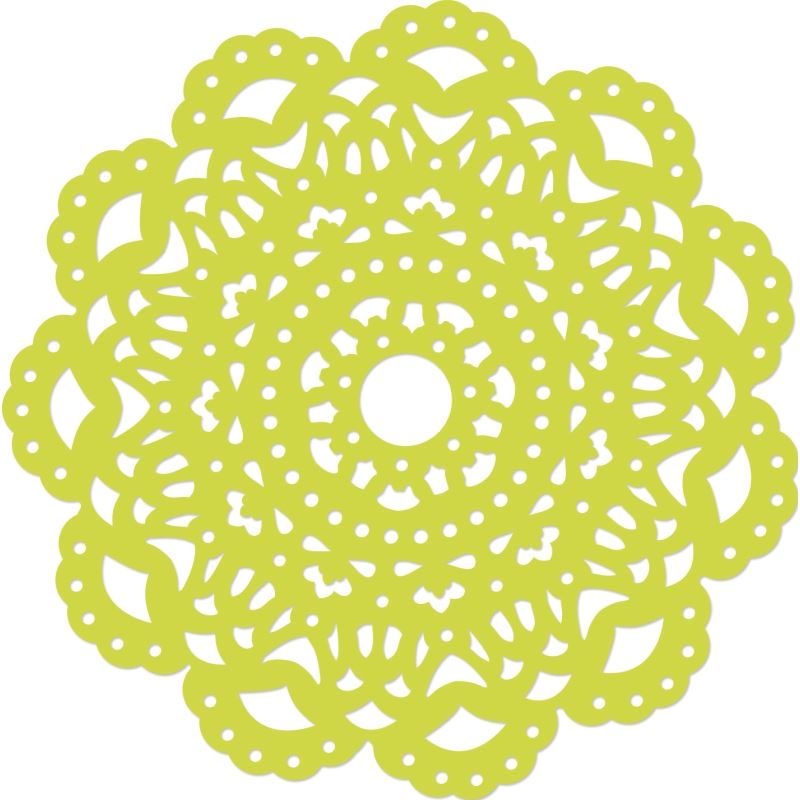 Decorative Die Detailed Doily