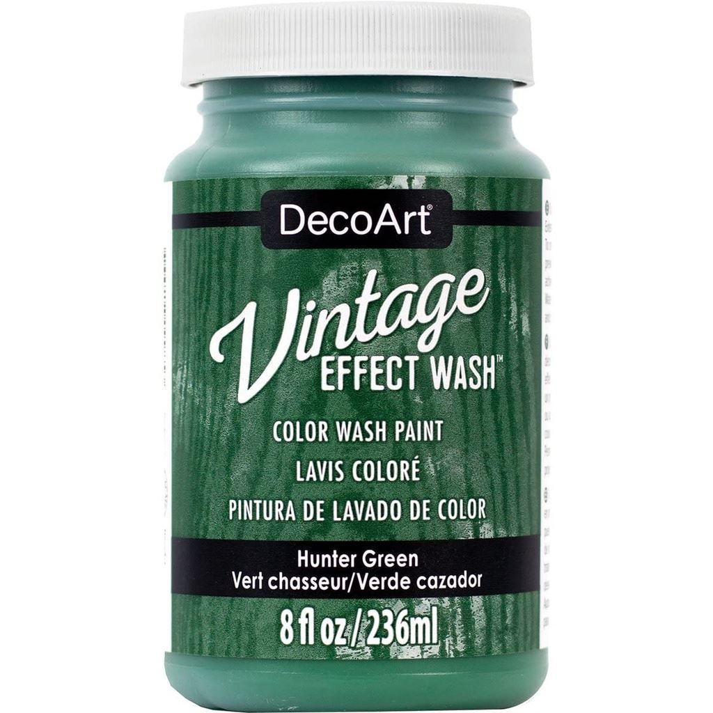 Hunter Green Vintage Effects Wash