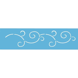 DecoArt Spiral Scroll Boarder Stencil