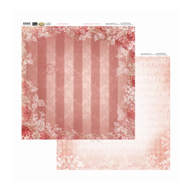 Con Rouge Stripes Sold in Packs of 10 Sheets