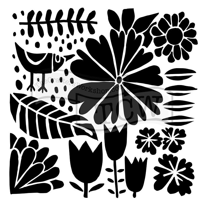 6x6 Stencil Dutch Spring