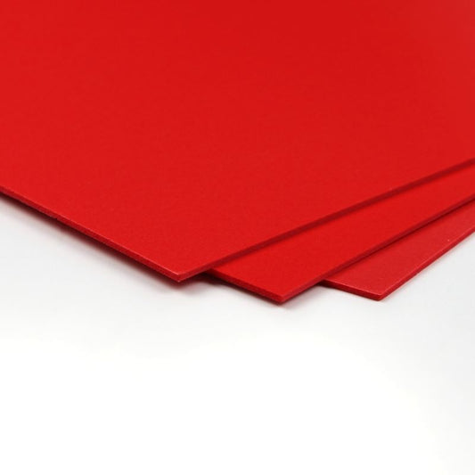 Red - Creative Craft Board215mm x 279mm Packs of 3