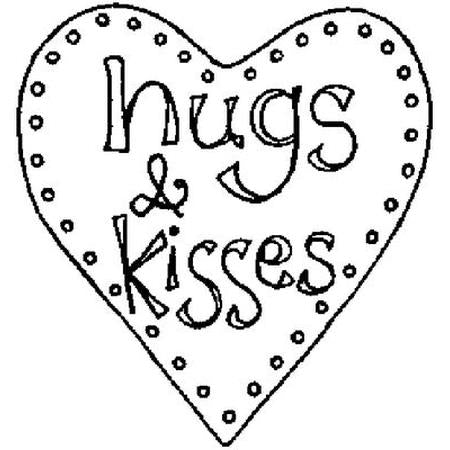 BH Hugs & Kisses ClearStamp2x2