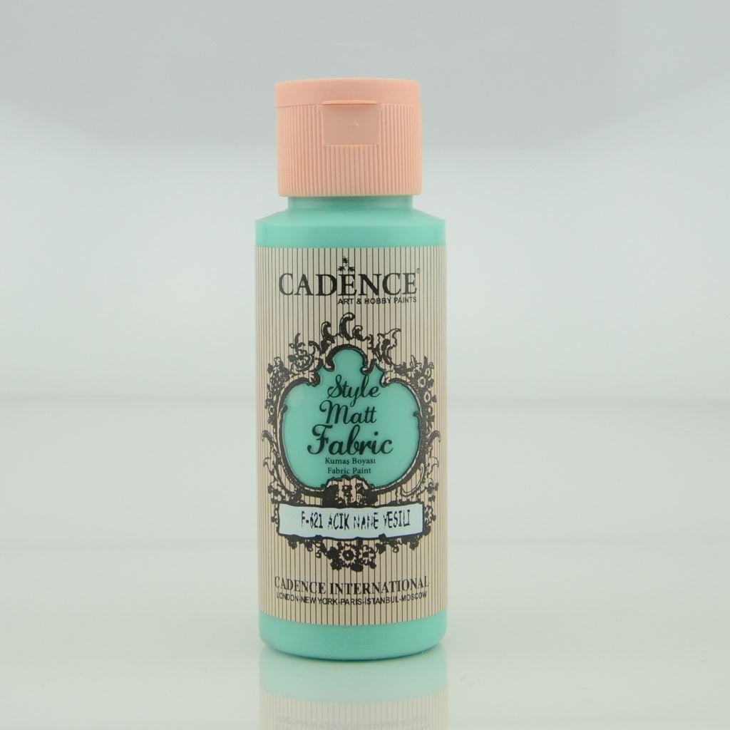 Light Mint Green 59 ml  Style Matt Fabric Paint