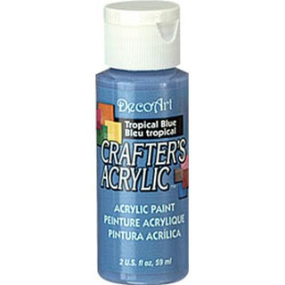 DecoArt Tropical Blue Crafters Acrylic 2oz