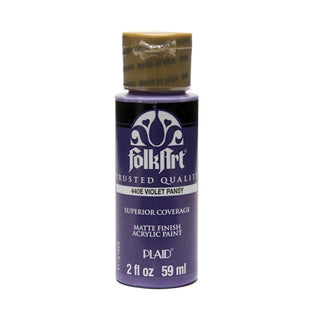 Violet Pansy FolkArt- 2oz