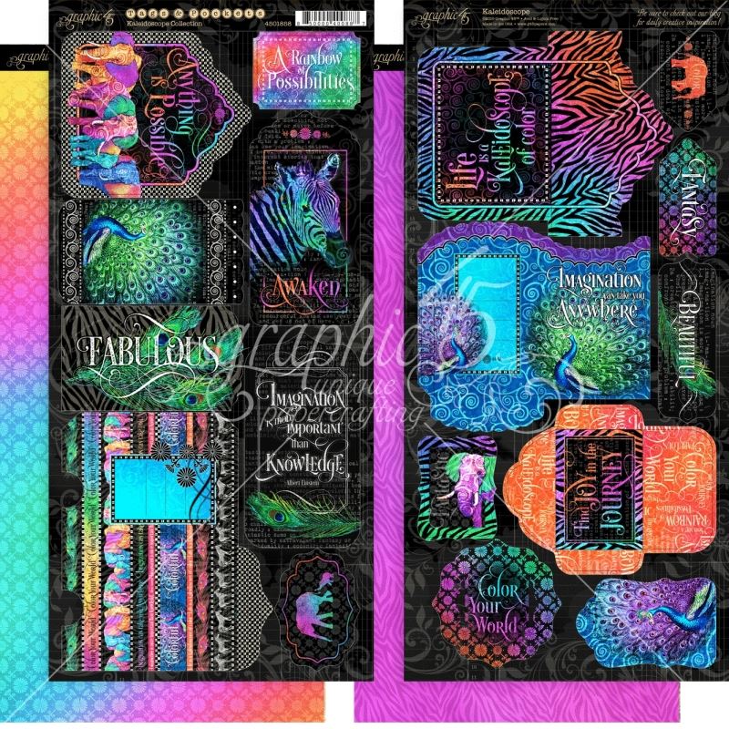 Kaleidoscope Tags & Pockets