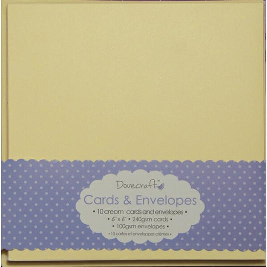 Cream Square Card & Envelopes