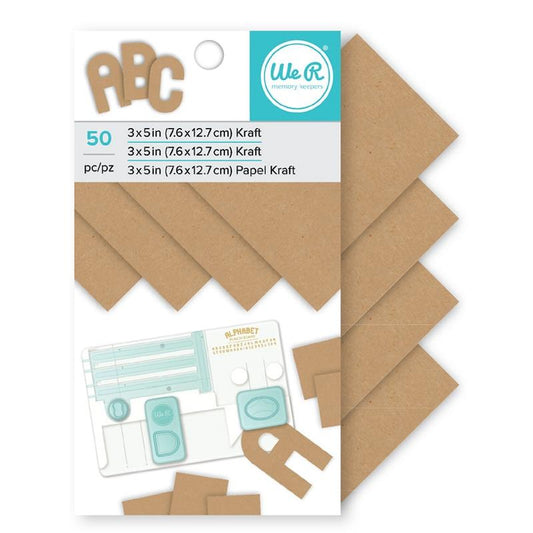 Paper Pad3x5 Kraft 50 Sheets