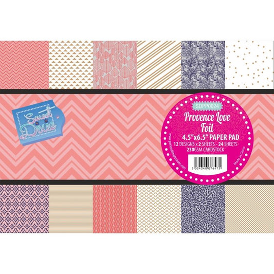 PI Provence Love Paper Pad6.5" x 4.5"