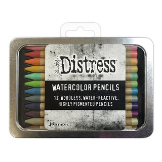Tim Holtz Distress Watercolour Pencils Kit 2 (12 Pack)