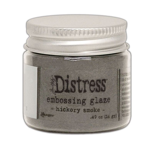 Distress Emboss Glaze Hickory Smoke