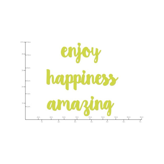 Decorative Die Happiness